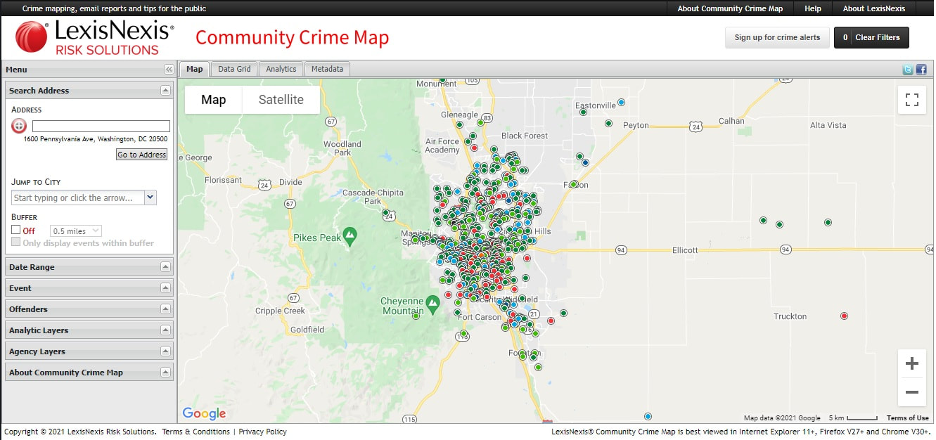 community crime map colorado springs 2021