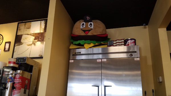 Doug's Diner burger suit